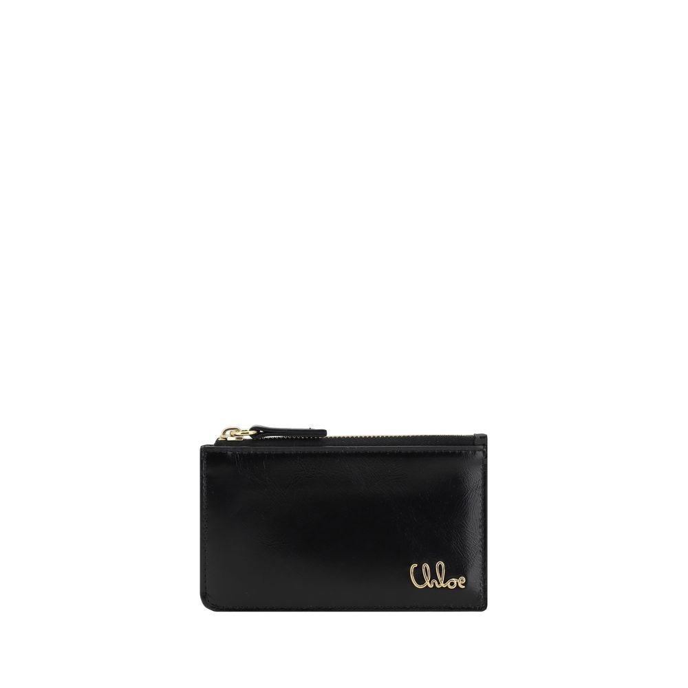 Porte-cartes avec logo Chloé
