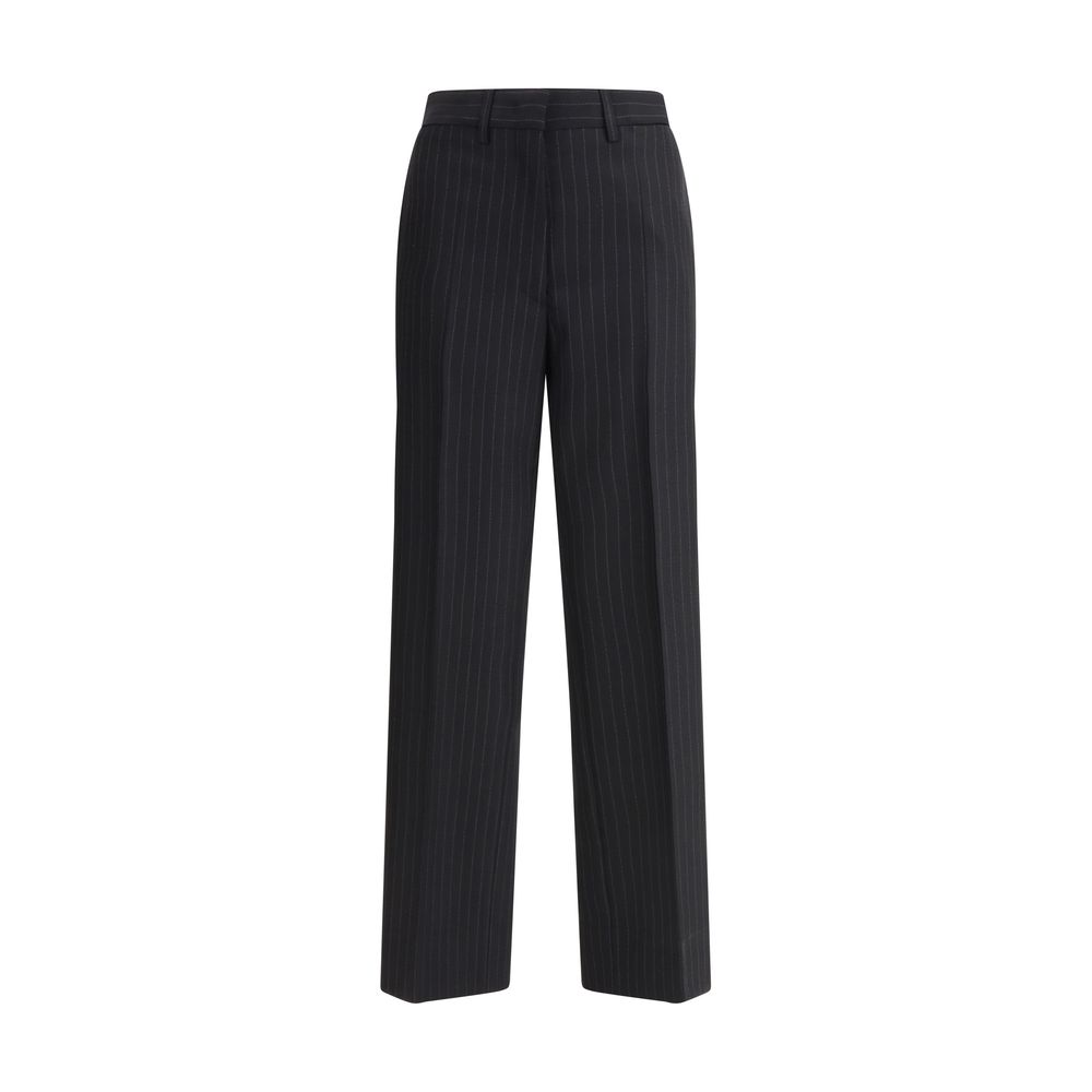 Pantalon tailleur rayé Miu Miu