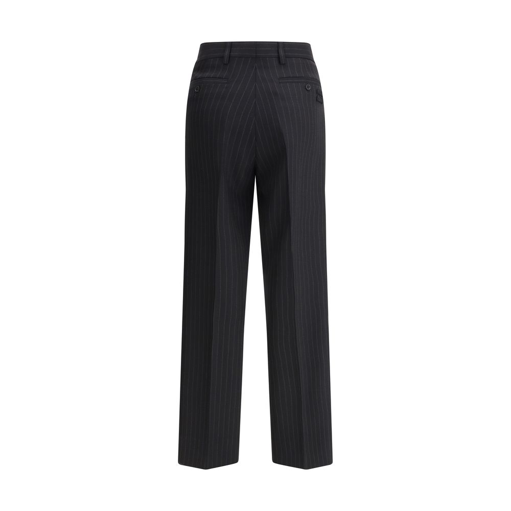 Pantalon tailleur rayé Miu Miu