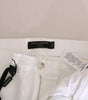 Dolce &amp; Gabbana White Crystal Embellished Skinny Jeans