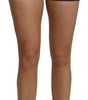 Mini short en coton bleu taille haute Dolce & Gabbana