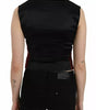 Dolce & Gabbana Red Black Stripe Vest Waistcoat Blouse Top