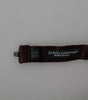 Dolce & Gabbana Bordeaux Red Silk Solid Classic Bowtie