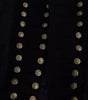 Dolce & Gabbana Black Button Embellished Military Jacket