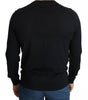 Dolce & Gabbana Black Wool Button Down Men Cardigan Sweater