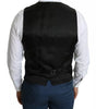 Dolce & Gabbana Black Men Formal STAFF Dress Waistcoat Vest