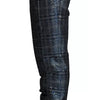 Costume 2 pièces slim bleu argenté brillant Dolce &amp; Gabbana