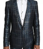 Costume 2 pièces slim bleu argenté brillant Dolce &amp; Gabbana