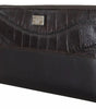 Portefeuille continental zippé en cuir exotique marron Dolce &amp; Gabbana