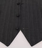 Dolce & Gabbana Gray Wool Stretch Gilet Waistcoat Vest