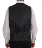 Dolce & Gabbana Gray Wool Stretch Gilet Waistcoat Vest