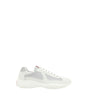 Baskets Prada en cuir blanc America's