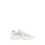 Baskets Prada en cuir blanc America's