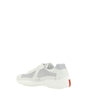 Baskets Prada en cuir blanc America's