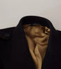 Dolce & Gabbana Blue Trench Coat Long Wool Stretch Jacket