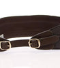Dolce & Gabbana Brown D&G Leather Linnen Logo Belt