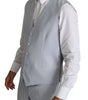 Dolce & Gabbana Light Blue SICILIA Wool 3 Piece Suit