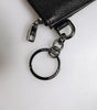 Portefeuille porte-cartes Dolce &amp; Gabbana en cuir de veau noir avec logo DG