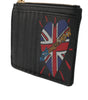 Dolce & Gabbana Black Leather #DGLovesLondon Cardholder Case Wallet