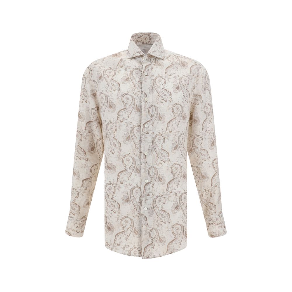Chemise à motif cachemire Brunello Cucinelli