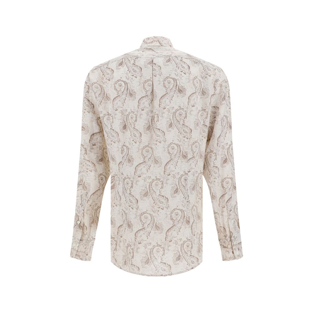 Chemise à motif cachemire Brunello Cucinelli