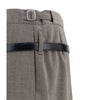 Pantalon Palazzo Prada mélangé