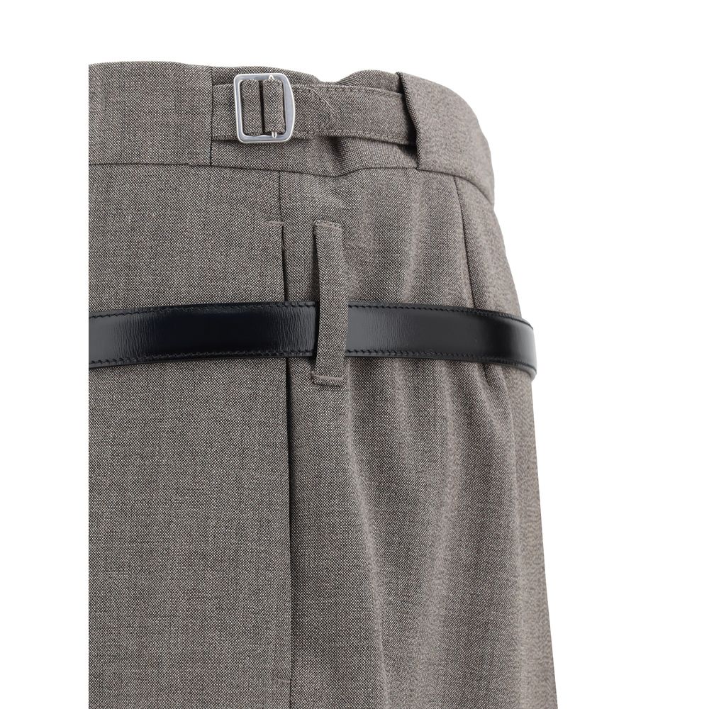 Pantalon Palazzo Prada mélangé