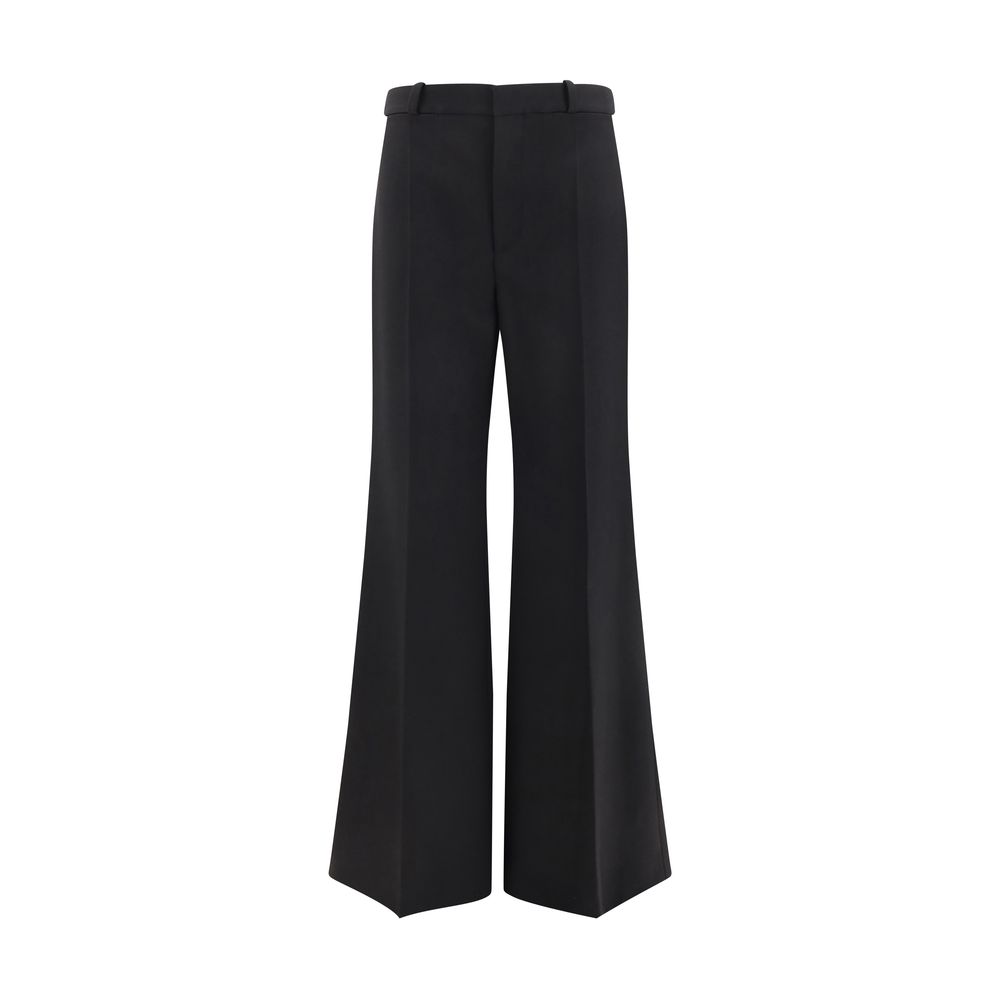 Pantalon évasé en laine Chloé