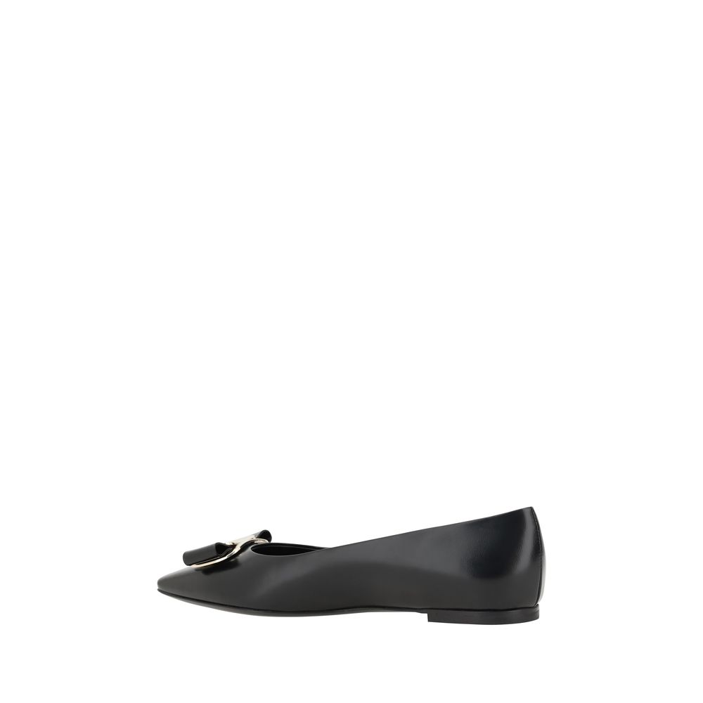 Ballerines plates Ferragamo avec nœud