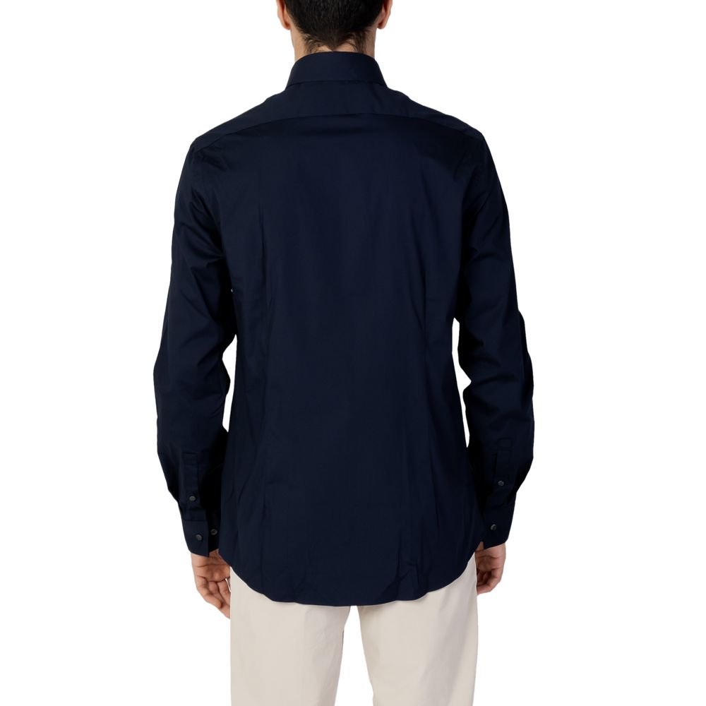 Chemise en coton bleu Calvin Klein