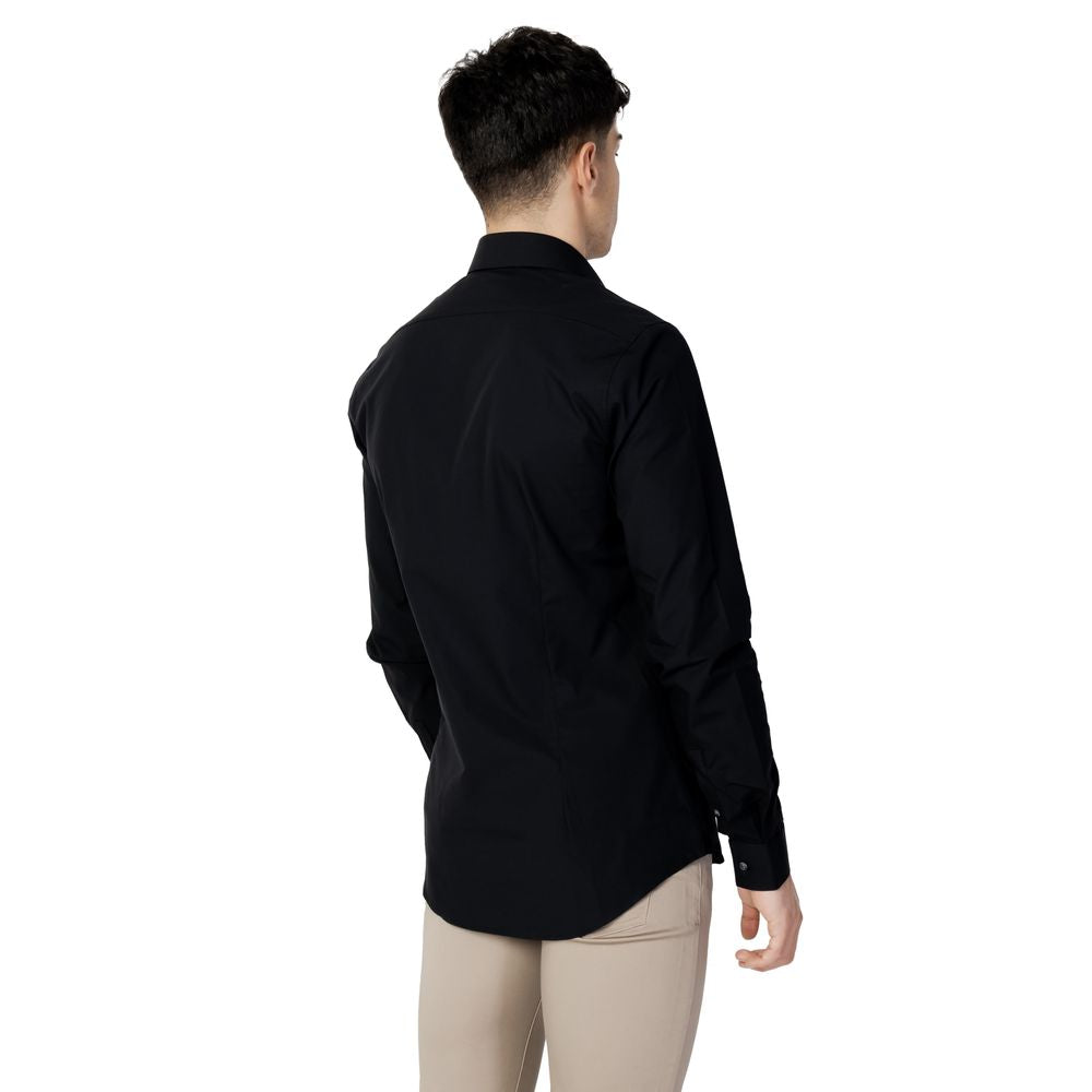 Chemise en coton noir Calvin Klein