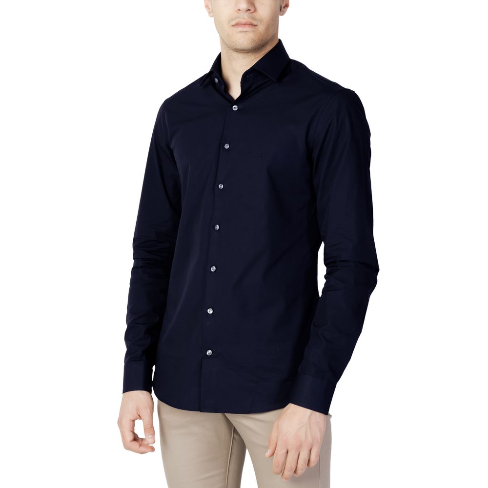 Chemise en coton bleu Calvin Klein