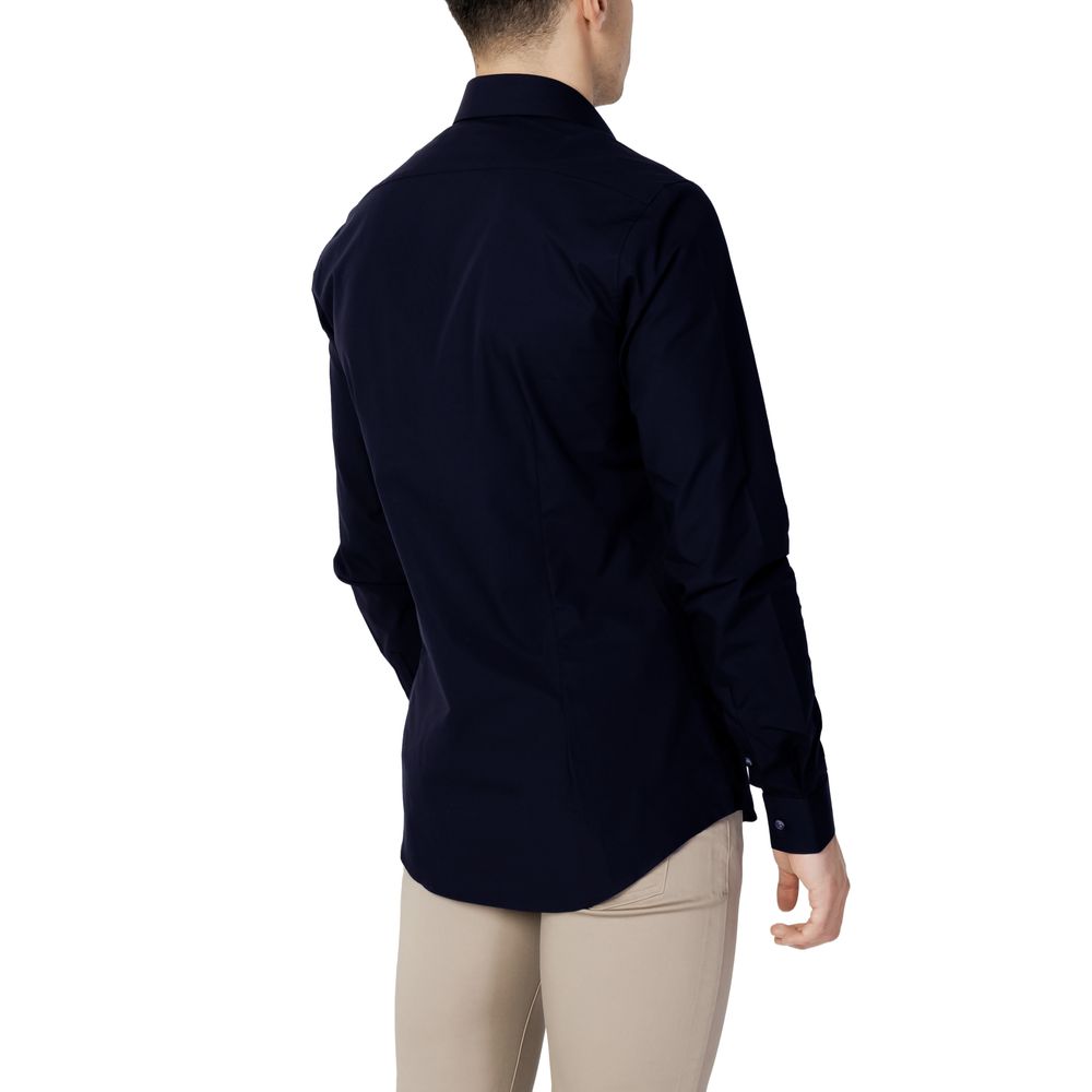 Chemise en coton bleu Calvin Klein