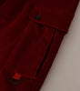 Dolce & Gabbana Red Corduroy Cotton Cargo Skinny Pants