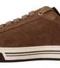 Dolce & Gabbana Brown Suede Logo Low Top Sneakers Men Shoes