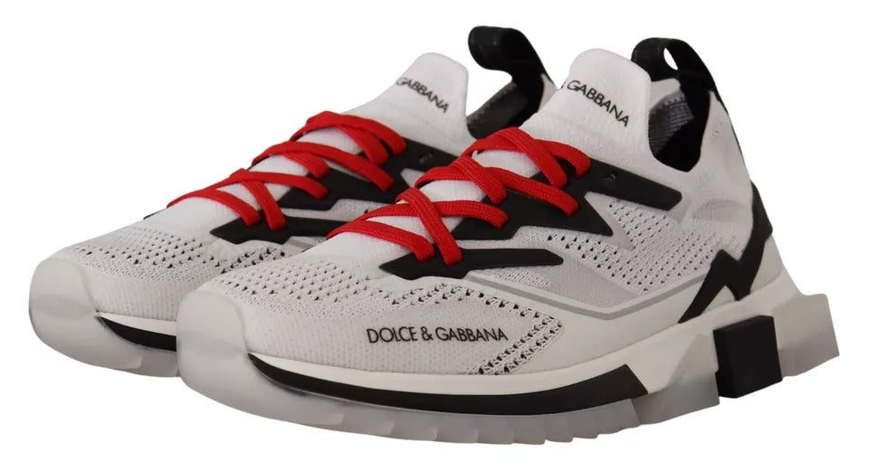 Baskets blanches Dolce &amp; Gabbana SORRENTO Sport Stretch pour homme