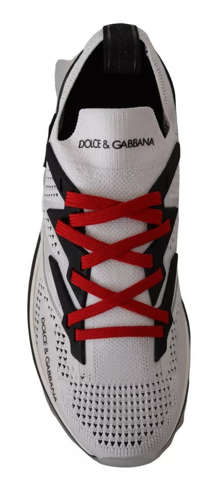 Baskets blanches Dolce &amp; Gabbana SORRENTO Sport Stretch pour homme