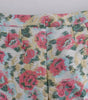 Dolce &amp; Gabbana White Pink Floral Brocade Pants