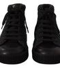 Dolce & Gabbana Green Corduroy High Tops Sneakers Mens Casual Shoes