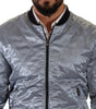Dolce & Gabbana Light Blue Bomber Coat Men Jacket