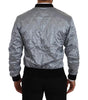 Dolce & Gabbana Light Blue Bomber Coat Men Jacket