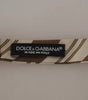 Dolce & Gabbana Multicolor Patterned Adjustable Neck Bow Tie Men