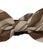 Dolce & Gabbana Multicolor Patterned Adjustable Neck Bow Tie Men