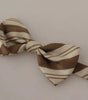 Dolce & Gabbana Multicolor Patterned Adjustable Neck Bow Tie Men