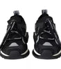 Dolce & Gabbana Black White Logo Sorrento Mens Sneakers Shoes