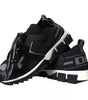 Dolce & Gabbana Black White Logo Sorrento Mens Sneakers Shoes