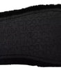Dolce &amp; Gabbana Black Polyester Faux Fur Mens Flats Sandals Shoes