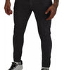 Dolce & Gabbana Gray Chevron Viscose Skinny Pants
