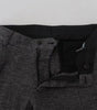 Dolce & Gabbana Gray Chevron Viscose Skinny Pants