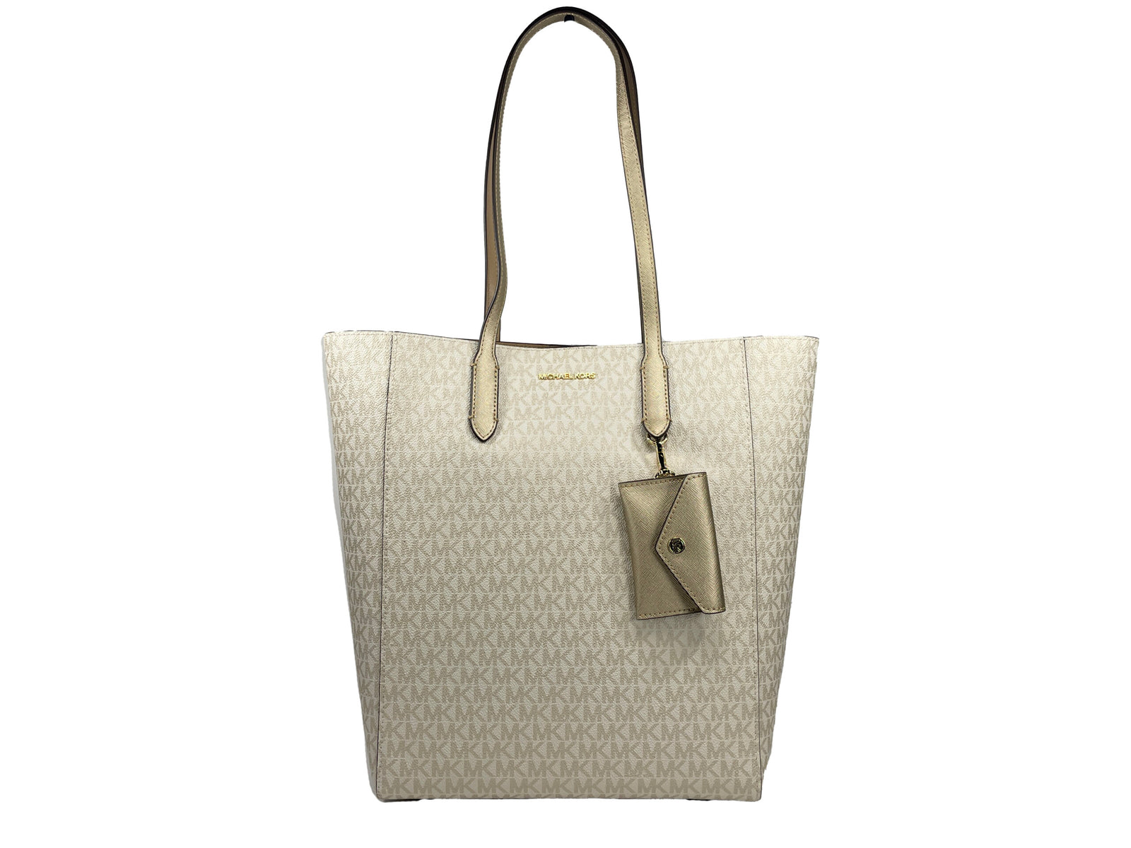 Grand sac fourre-tout Michael Kors Vincent avec porte-cartes doré